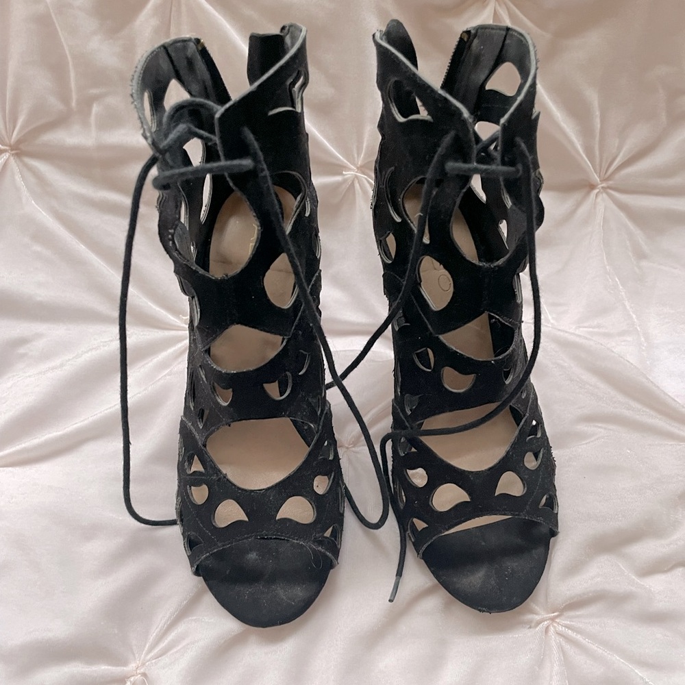 Aldo, Bootie style heels, Black